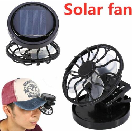 2019 New Fashion Gadget Clip-on Hat Mini Clip Solar Sun Energy Power Panel Cell Cooling Usb Fan Cooler Mini Fan Free Shipping