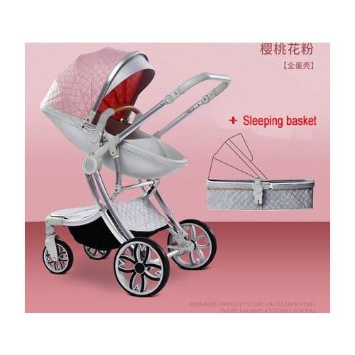2 in 1 Infant Travel Pram High-Grade Baby Stroller High Landscape Infant Carriage Babies