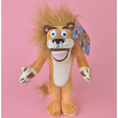 Madagascar Lion Plush Toy, Alex Baby Gift, Kids Doll Wholesale with Free Shipping