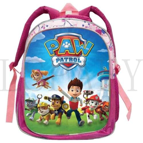 Cute PAW PATROL Kids School Bags For Kindergarten School Backpacks for Girls Cartoon Kids Book Bag Mochila Infantil