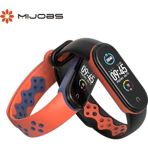 Mi Band 5 Strap For Xiaomi Mi Band 5 NFC Global Version Sport Silicone Mijobs Original Bracelet Soft TPU MiBand 5 Wristbands