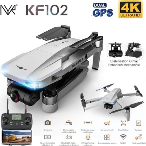 2021 New GPS Drone 4k Profesional 8K HD Camera 2-Axis Gimbal Anti-Shake Aerial Photography Brushless Foldable Quadcopter 1.2km