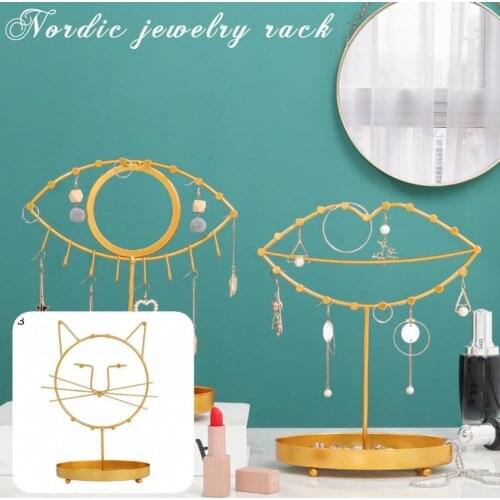 Unique Shaped Modern Style Cosmetic Makeup Sranding Rack Jewelry Holder for Bracelets