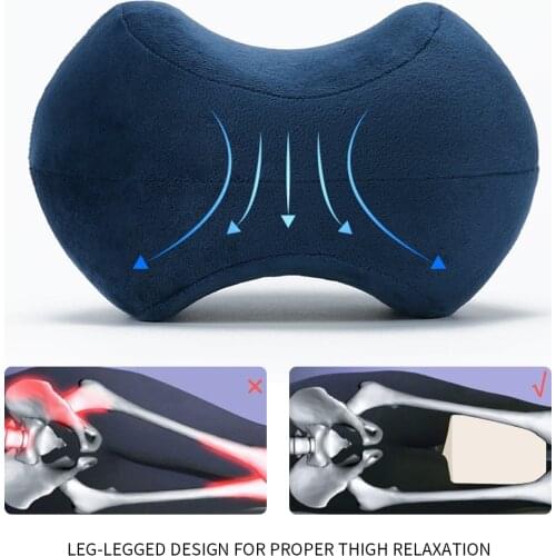 Memory Foam Knee Pillow for Sleeping Between The Legs Cushion Orthopedic Memory Foam Knee Pillow for Sleeping Sciatica Back Hip