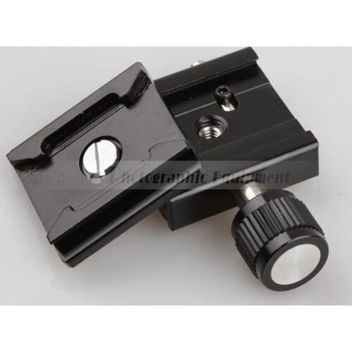 Metal Black Camera Tripod Head 50x50mm Quick Release Plate for 60D 70D 700D 760D D7000 D7100 D5500 DSLR