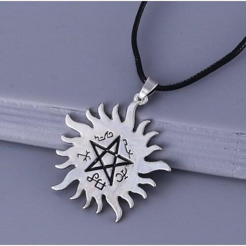 20pcs/lot Wholesale Fashion Jewelry Charm Supernatural Dean necklace For Men And Women,original factory supply