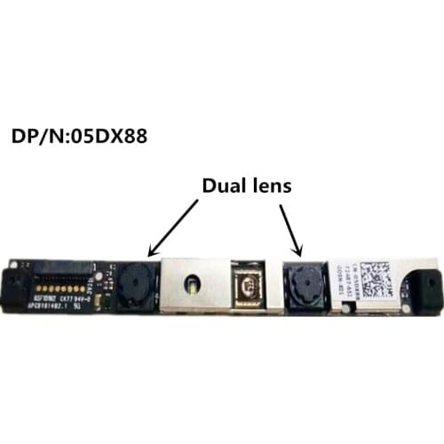 Laptop/Notebook webcam/Camera PCB board for Dell XPS 13 9365 P71G 3480 E5480 E5580 E7480 05DX88 5DX88 Dual lens