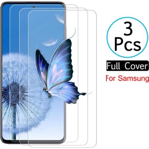3Pcs Tempered Glass For Samsung Galaxy A12 A42 A02S A11 A21 A31 A41 A51 A71 A01 Core A21s A 31 51 71 Screen Protector Safty Glas