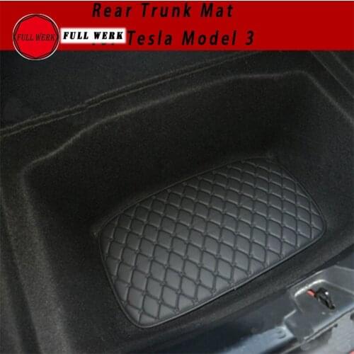 1pc Car Rear Trunk Storage Mat Cargo Liner for Tesla Model 3 Cargo Tray Trunk Protective Pad Mat Interior Accessory Four Season