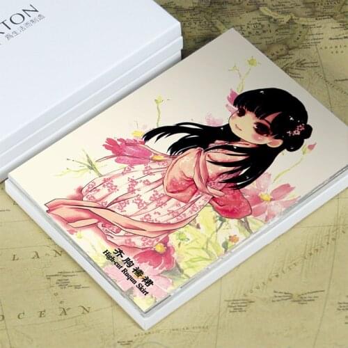 16 Sheets/Set High cut ruqun skirt Postcard/Greeting Card/Message Card/Christmas and New Year Gift Card