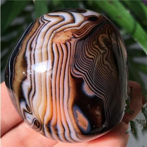 40-50mm Natural disc agate crystal gem and natural mineral point healing gifts for Christmas decorations
