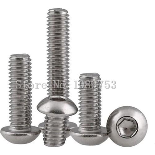 50Pcs M2 M2.5 M3 M4 304 Stainless Steel Torx Pan Head Screw Six-Lobe Round Head Machine Screws