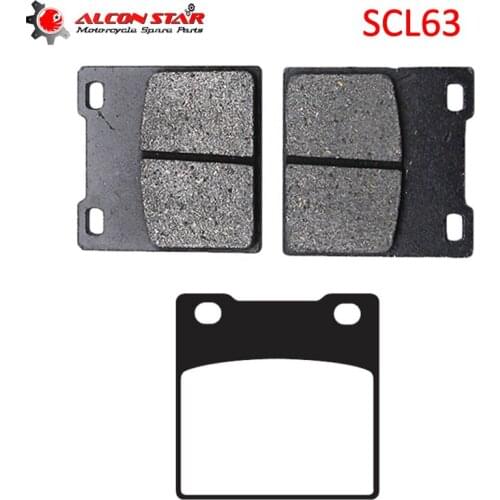 Alconstar-1 Pair Motorcycle Front&Rear Brake Pads for Suzuki GSF250 GSX250 GSXR250 GSXR400 GSX400 GSF600 GSXR600 GSX750 GSXR750