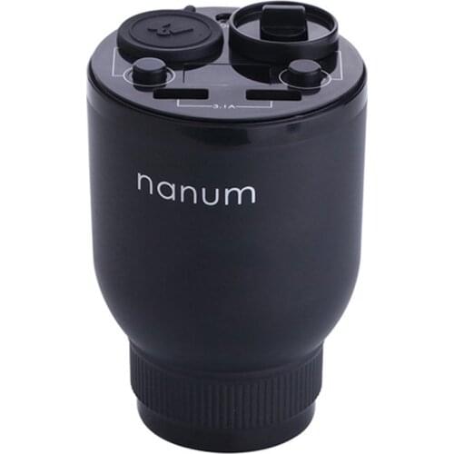 Car Humidifier Dual USB Charger Magic Cup Auto Air Purifier Aroma Diffuser MINI Aromatherapy Humidifier Car Cigarette Lighter