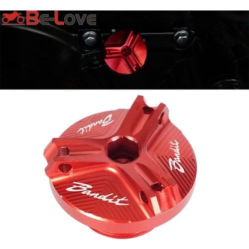FOR SUZUKI Bandit 400 600 650 1200 1250 1250S Motorcycle Aluminum Engine Oil Cup Cover Oil Filler Cap Plug GSF 650 S/N
