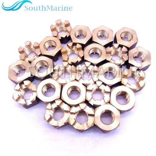 F25-04000027 Outboard Castle Prop Propeller Nut for Parsun HDX 25HP 30HP T30A T25 T20 F20 F25 Boat Motor