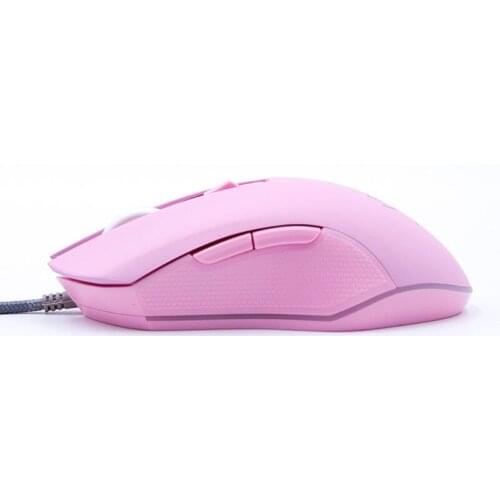 Gaming Mouse Silent Click 7 Colors LED Light Optical Game Mice Ergonomic USB Wired with 3200 DPI and 6 Buttons for PC Computer
