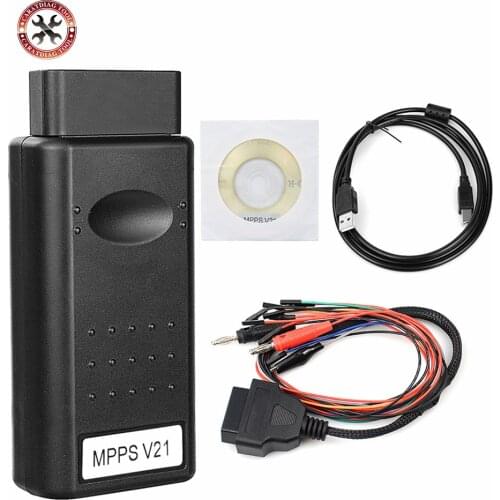 HOT! MPPS V21 Auto ECU Chip Tuning Interface For EDC15 EDC16 EDC17 Won't Lock The Device V18 V16 CAN Flasher