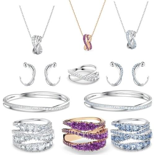 Fashion Ladies Jewelry Exquisite Twist Fashion Jewelry Accessories Set Party Jewelry Girls Gifts