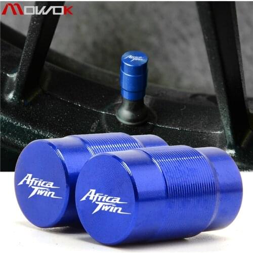 Motorcycle CNC Aluminum Accessorie Wheel Tire Valve Stem Caps CNC Airtight Covers For HONDA Africa Twin CRF1000/L XRV 750