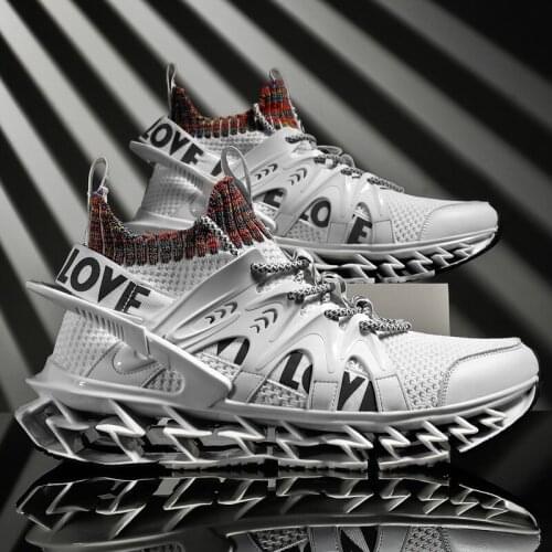 2021 New High Quality Fashion Blade Men Shoes Sneakers Running Sports Trainers Tenis Men Shoes off white Men Casual Sneakers