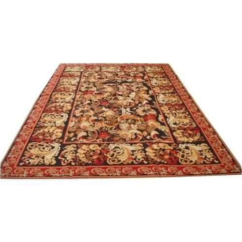 Aubusson needlepoint rugs carpet on the floor carpet handmade new zealand wool carpets rug bedroom