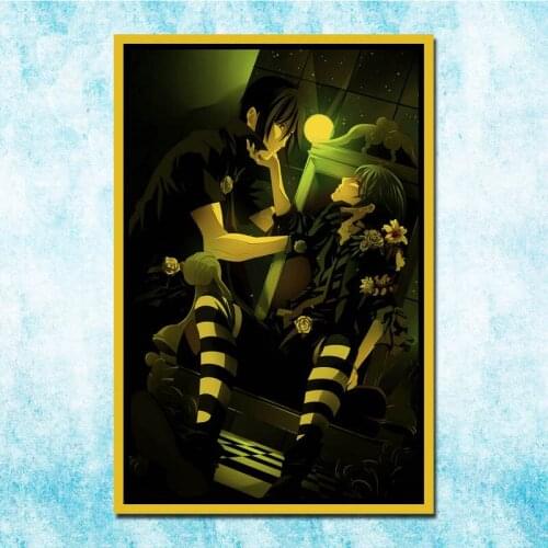 Japanese Anime Black Butler Poster Art Silk Canvas Retro Print For Home Room Decor Wall Stickers-006