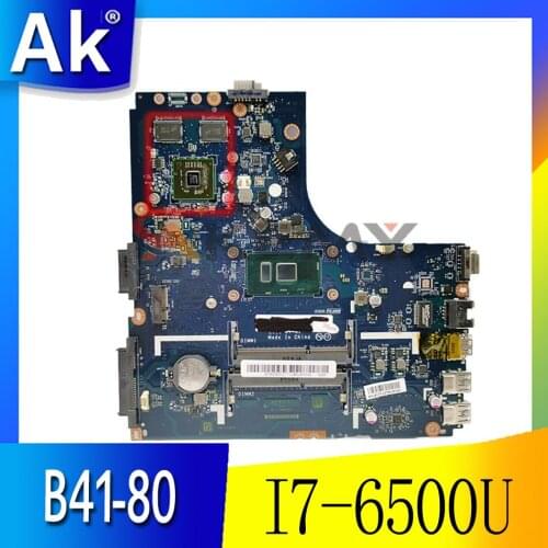 Applicable to B41-80 notebook motherboard I7-6500U EXO2G number LA-D101P FRU 5B20K57300 5B20K57283 5B20K57277 5B20K57287
