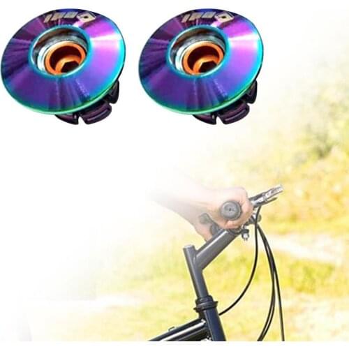 Handlebar Part 2Pcs Fashion Aluminum Alloy Bike Bar End Caps Multi-color Handlebar Plugs Portable for Sliding Balance Bike