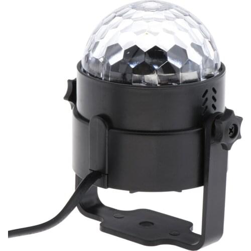 Remote Control RGB Rainbow Stage Light LED Ball Lamp for Disco Club