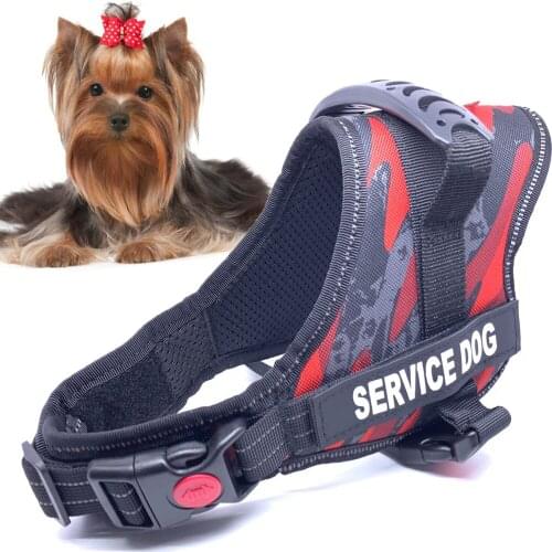 Pet Harnesses Breathable Mesh Reflective High Quality Rubber Handle Adjustable Large Dog Harness For Small Medium Large Dog