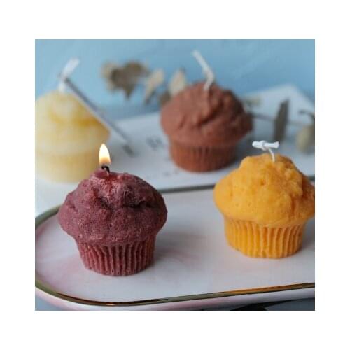 PRZY Silicone Mold Soap Molds Gypsum Chocolate Scented Candle Molds Cake Mould Muffin Cup Cake Candle Mould Clay Resin