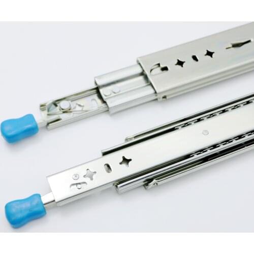 53MM 115KG Heavy Duty Self-Lock Ball Bearing Furniture Slide Mechanism