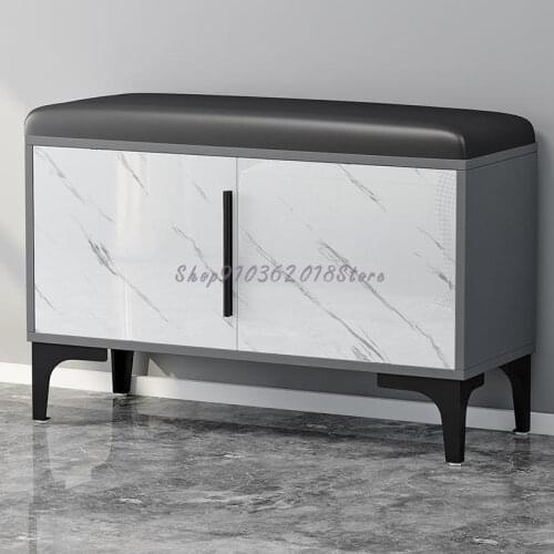 Shoe Changing Stool Household Doorstep Storage Stool Doorstep Sitting Shoe Wearing Stool Doorstep Soft Bag Small Shoe Cabinet