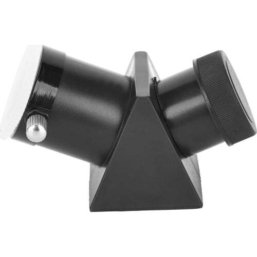 5P0081 Black Refraction Astronomical Telescope Accessory 0.965 Inch 45Degree Diagonal Mirror for 0.965 inch Eyepiece