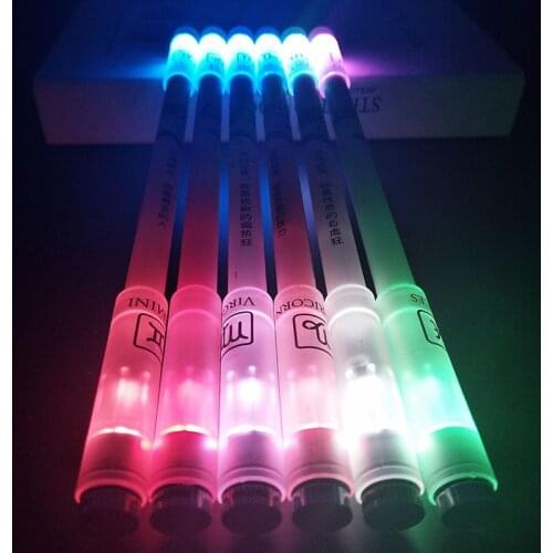 1pc Pen Spinning Mod Rotating Gaming Ballpoint Luminous Pen Anime For Beginner Rotating New