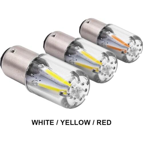 1156 1157 Led Bulb BA15S BAY15D P21W P21/5W LED R5W R10W Car Turn Signal Lights Reverse Lamp COB 12V Automobile White Red Yellow