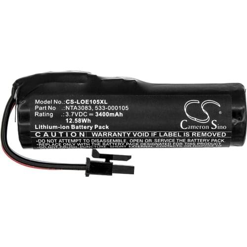 Cameron Sino 3400mAh Battery 533-000105 NTA3083 for Logitech S-0012 UE Boom