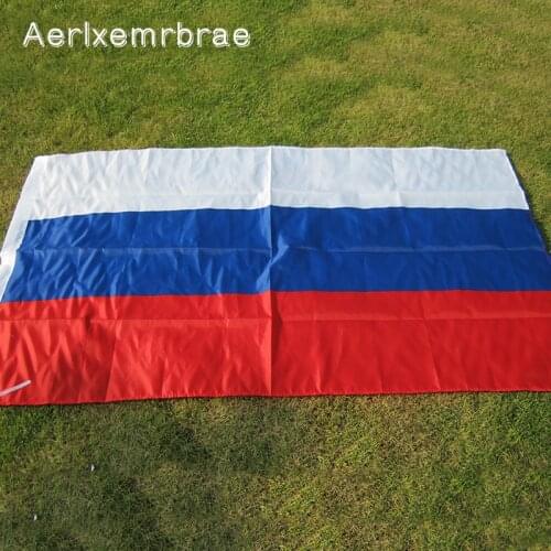 Free Shipping Free shipping 90*150cm Hanging big Russian National flag for Festival Home Decoration flag banner