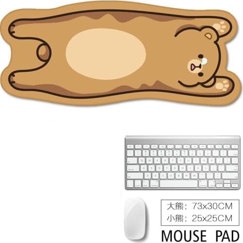 Large Mouse Pad Cartoon Computer Peripherals Non-slip Natural Rubber Gaming Mouse Pads