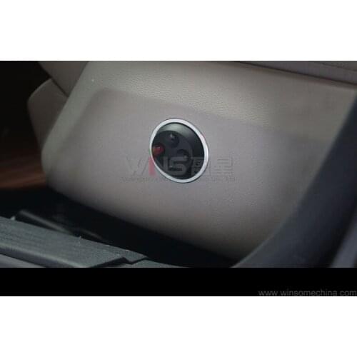 For Mercedes Benz C Class Seat Waist Prop UP Button Decorative Trim Cover C class Car Styling Accessories