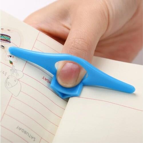 1PCS Plastic Bookmark Reading Assistant Book Holder Multi-function Thumb Book Support Stationery Gifts School Office Supplies