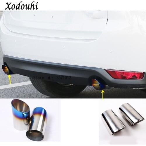 For Mazda CX-5 CX5 2nd Gen 2017 2018 2019 2020 2021 Muffler Exterior End Tail Pipe Dedicate Exhaust Tip Tail Frame Outlet Part
