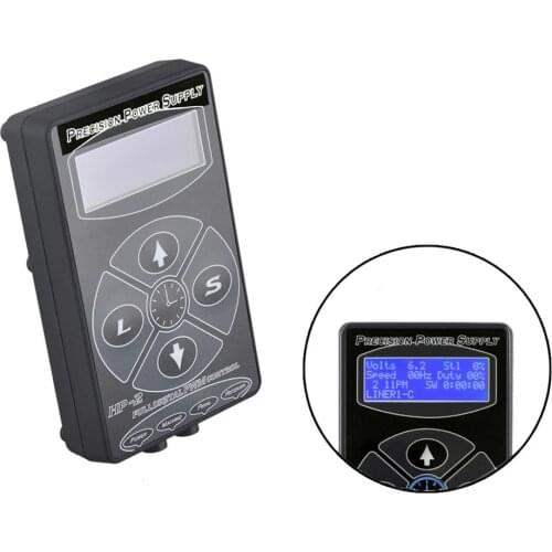 HP-2 Tattoo Power Supply Digital Power LCD Display Black/Silver/White For Kits Machine