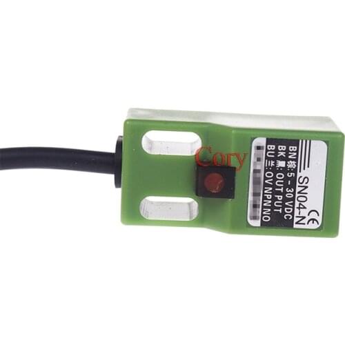 1PC SN04-N Inductive Type Sensor Proximity Switch DC 6-36V 300mA NPN DC 3 Wire Type Angular Column Type CZYC