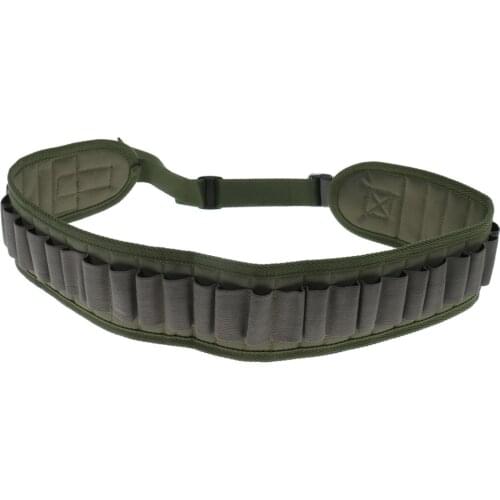Cartridge Belt Carry Pouch Holder for Hunting 12GA, 16GA, 18GA, 20GA