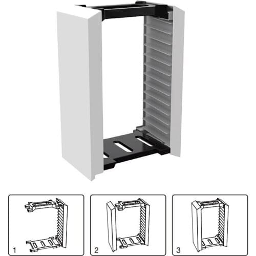 Game Discs Box CD Storage Rack Unit Bracket for PS series For XBOX ONES N-Switch Game Discs Organize Holder Stand