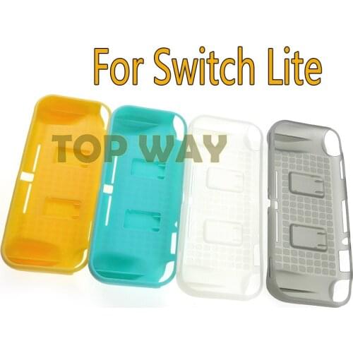 30PCS Crystal Transparent Case Shell for Nintend Switch Lite Soft TPU Drop Proof Protective Cover with Card Slot for Switch Lite