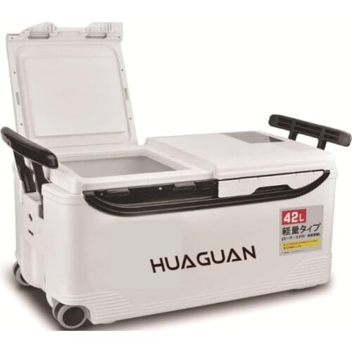 Multi-function competitive fishing box ultra-light 42L fishing tackle box insulation fishing box refrigerator