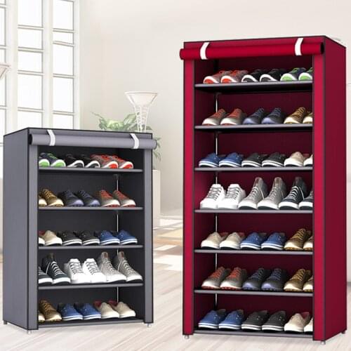 Multi-layer dustproof storage shoe cabinet dormitory hallway finishing cabinet Multi-layer assembly locker shelf cabinet SP139